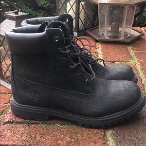 Black Timberland Boots